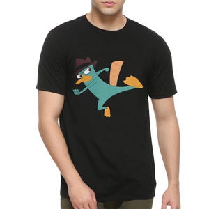Camiseta de Perry el ornitorrinco, camiseta de Phineas y Ferb, tallas para hombres y mujeres (PRR-08520)