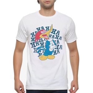 Camiseta de Woody Woodpecker, tallas para hombre y mujer