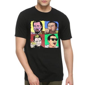 Leonardo DiCaprio Meme Faces Vintage T-Shirt, Men&#39;s and Women&#39;s Sizes (LEO-34733)