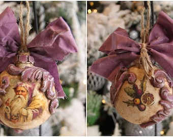 Handmade Vintage Style Christmas Ornaments!  Many to choose from!