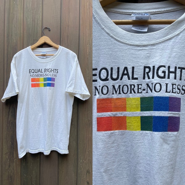 1990s Equal Rights t-shirt.  Size unisex Large.