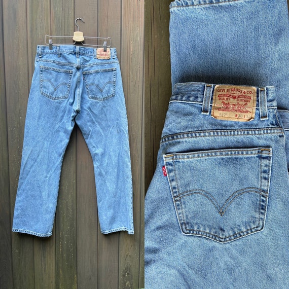Waist 36 Measured Vintage 90s Levi's 517 Boot Cut Jeans. - Etsy