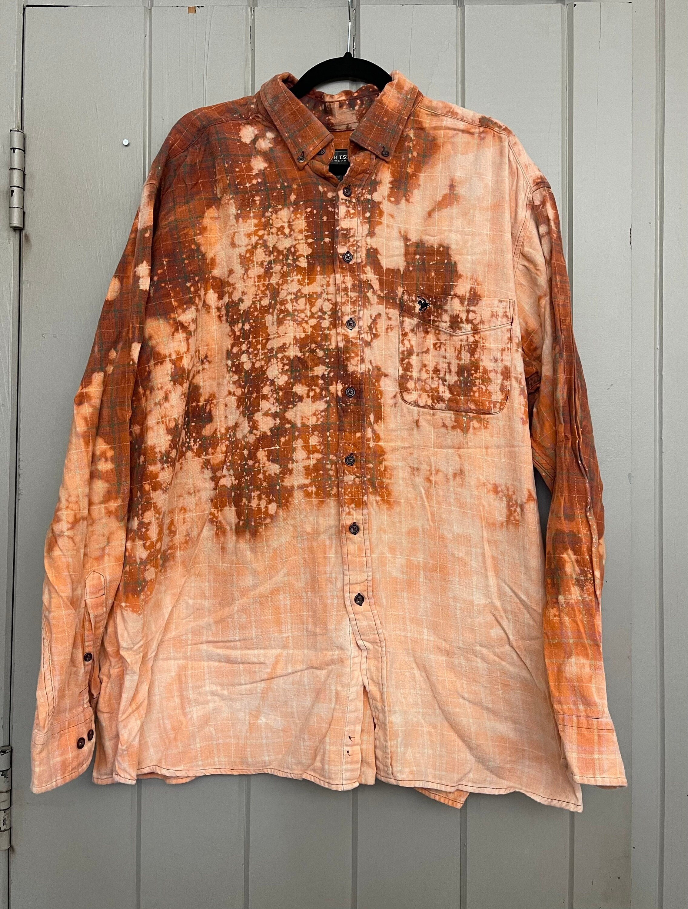 Reverse Tie Dye Bleach Dye Oversized 