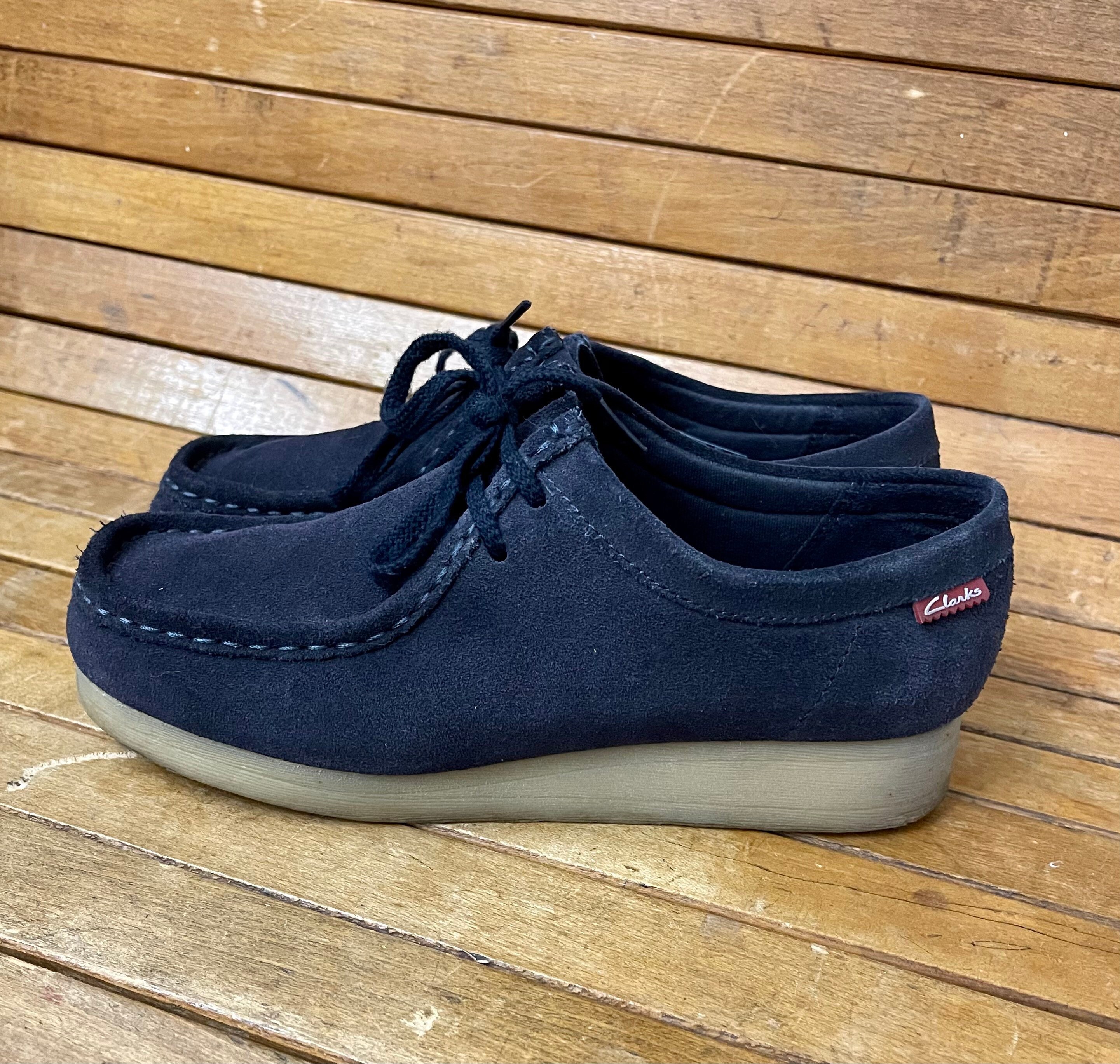 Clarks Wallabee クラークス ワラビー ブラックスエード メンズ - 通販