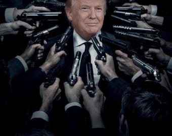 Donald Trump Leinwand Poster