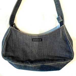 Y2K Guess Denim Shoulder Bag - Etsy Australia