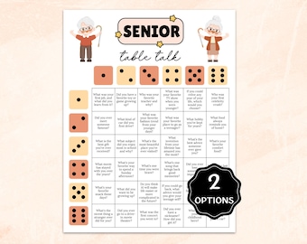 Games for Senior Citizens, Seniors Ice Breaker Dice Game,Senior Birthday Games,Seniors Memory Game,Senior Center Activity for Elderly People