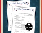 250th Anniversary Trivia Games, 4th of July Games, USA 250 Years Games, Independence Day Trivia Games, Fun US History Classroom Activity