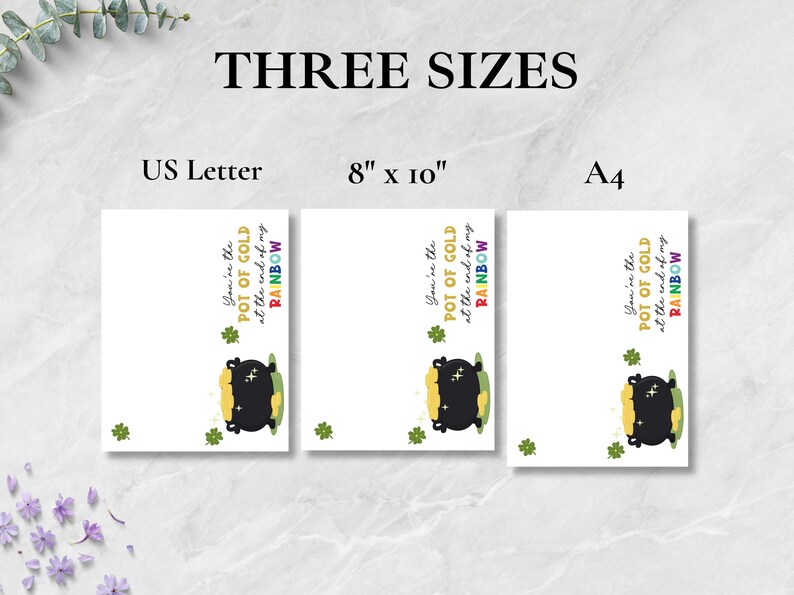 St Patrick's Day Handprint Art, Rainbow Pot of Gold Handprint Keepsake,St Patrick's Day Activity,Daycare Preschool Craft for Kids & Toddlers image 2