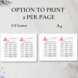 Spill the Tea Game, Tea Party Games Printable, Ladies Luncheon Game ...