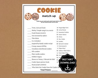 Juego de preguntas y respuestas sobre galletas, juegos con temática de galletas para niños y adultos, juego de cumpleaños de leche y galletas, juego de intercambio de galletas, divertido juego de fiesta de intercambio de galletas