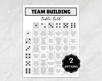 Team Building Roll and Share Game, Team Building Games for Work, Office Happy Hour Activity, Office Party Icebreaker Dice Game,Coworker Game
