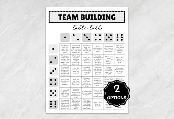 Team Building Roll and Share Game, Team Building Games for Work, Office Happy Hour Activity, Office Party Icebreaker Dice Game,Coworker Game