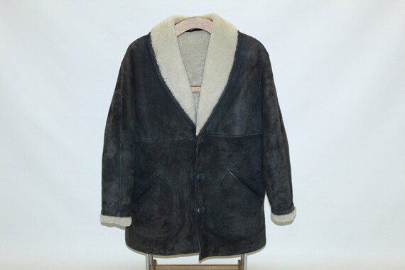 RARE VTG Burberry Prorsum Leather Shearling Coat Etsy Ireland