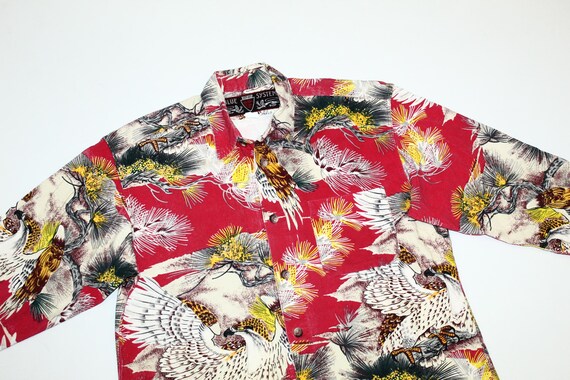 RARE Jet Set x Blue System Japan Eagle Corduroy Shirt - Gem