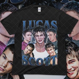 Lucas Scott Vintage T-Shirt, Gift For Woman and Man Unisex T-Shirt BL6659