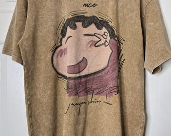 Rare Vintage Japanese Cartoon Crayon Shin Chan T-shirt 1990s - Etsy