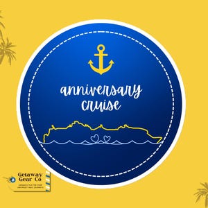 Anniversary Magnet | Cruise Magnet | Cabin Door Magnet | Anniversary Trip | Anniversary Gift | Anniversary Cruise