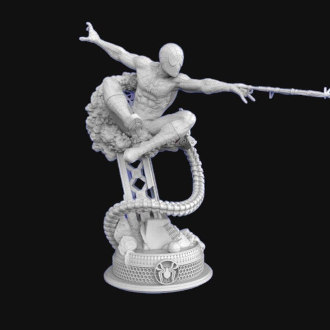 Spiderman Statue STL Files, Spiderman Statue 3D Model - Etsy UK
