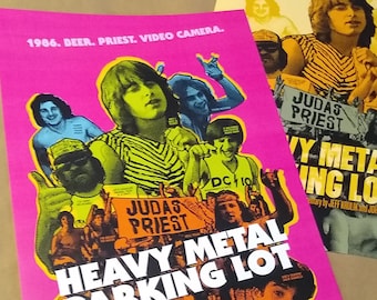 Heavy Metal Parking Lot - official movie poster (Maryland rock hair metal Judas Priest, tailgating, arena)