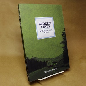 Broken Lines [self published illustrated novel adventure cowboy spaceman waitress]