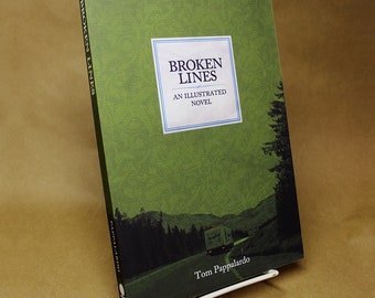 Broken Lines [self published illustrated novel adventure cowboy spaceman waitress]