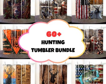 60+ Hunting Tumbler Wrap Bundle, Deer Hunting Rule Tumbler, Camo Deer Tumbler, Hunting Sublimation Design, Fishing Tumbler, Hunting PNG File