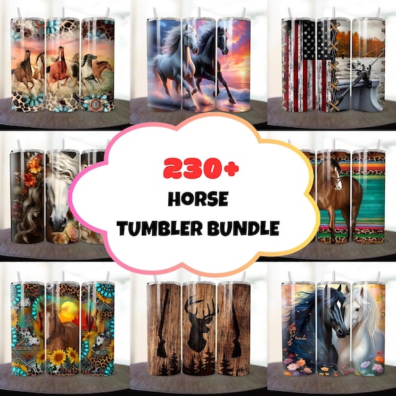 230+ Horse Tumbler Wrap Bundle, Alcohol ink Horse western Gift Just a girl who love Horse Lover Png, 20oz Skinny Tumbler Watercolor Horse