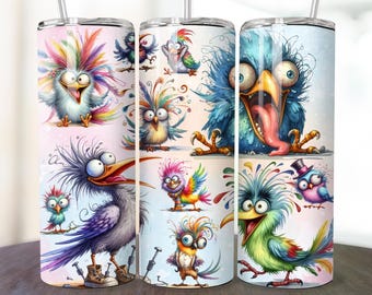 Sarcastic Tumbler Wrap 20oz skinny Tumbler PNG Sassy Quote png Best friends tumbler, Birds Funny Sublimation Design, Animal Humourous saying