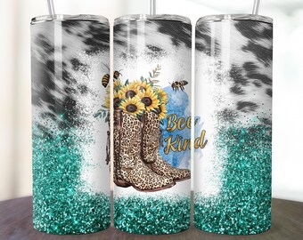 Cowgirl Tumbler Wrap | Western 20 oz Skinny Tumbler PNG | Sublimation Tumbler | Western Horse and Boots Design | Cowgirl Digital Download