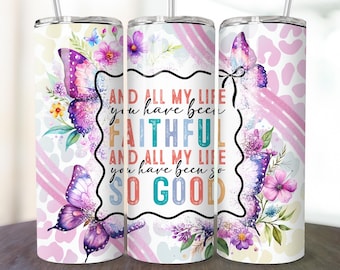 Bible Verse Tumbler Wrap, Jesus 20 oz Skinny Tumbler Sublimation Design, Christian Tumbler Wrap, Religious Tumbler Wrap, Digital Download