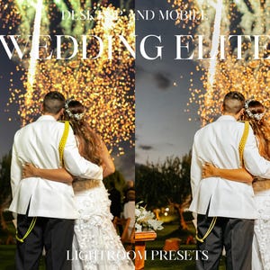 Wedding Lightroom Presets: Warm Honey Mobile & Desktop Filters (Digital Download)
