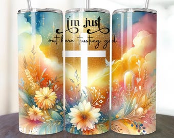 Christian Tumbler Wrap, Jesus Is Tumbler Wrap, 20 oz Skinny Tumbler Sublimation Design, Religious Tumbler Wrap, Instant Digital Download