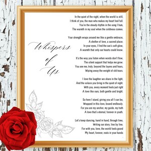 Poema de amor impresso, poema de aniversário, presente para amantes, poema para impressão, presente de casamento, poema romântico, presente para amantes, poema de amor para ele, poema de alma gêmea, presente
