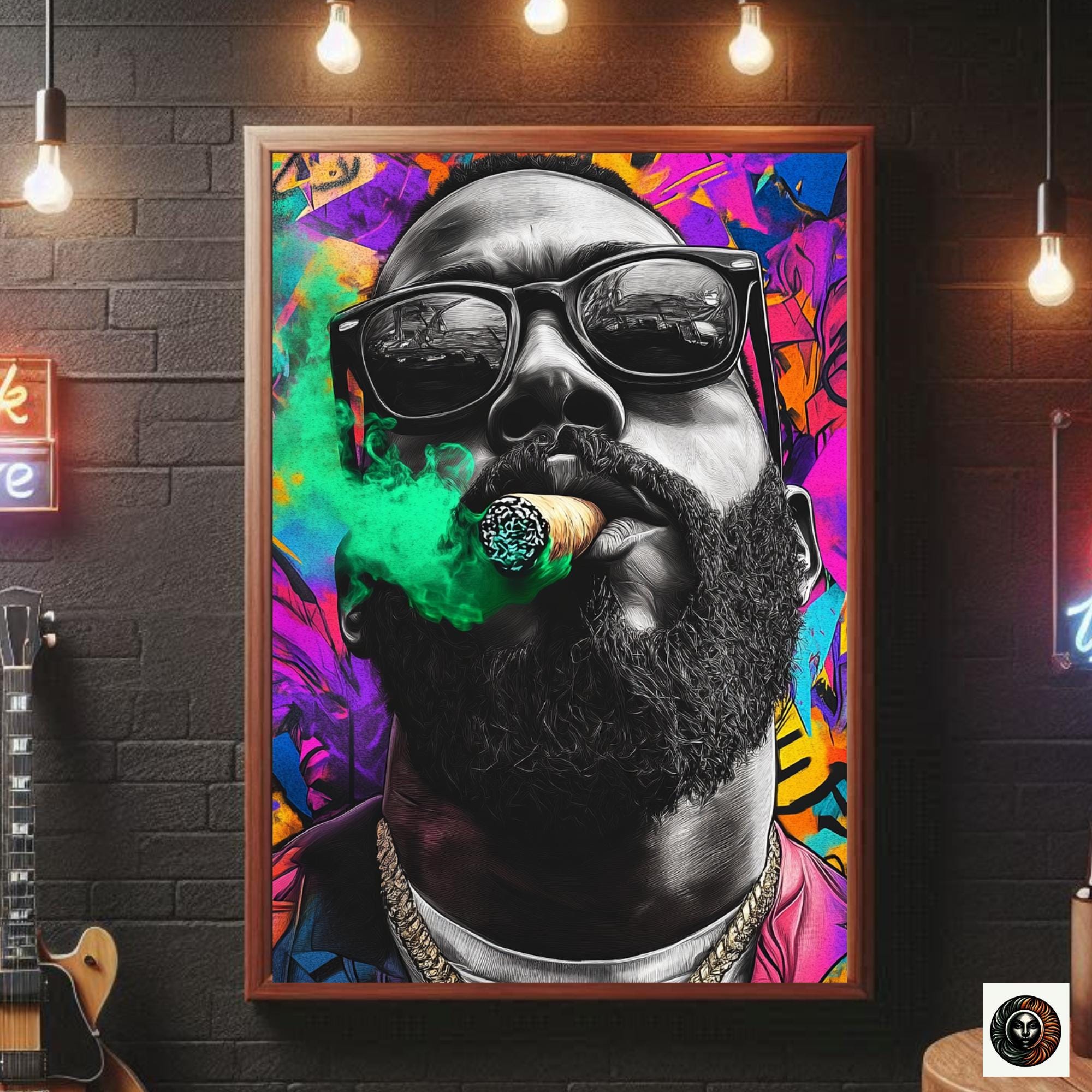 Cigar smoker poster - Etsy België, image size:2000x2000