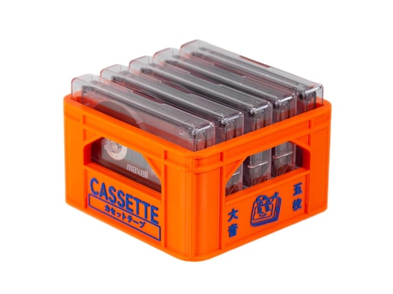Compact Cassette Tape Japanese Beer Crate (handmade Cassette