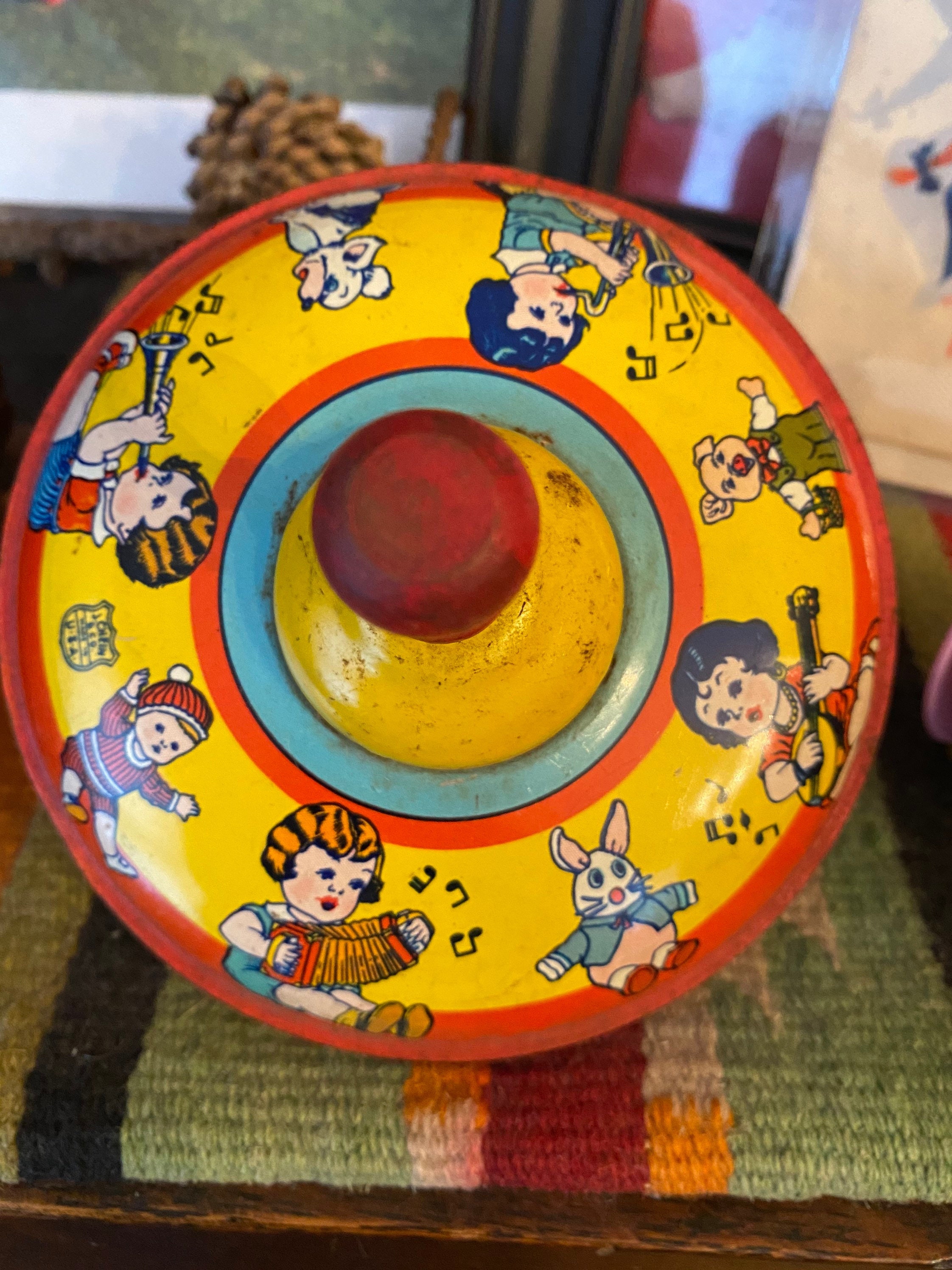 J Chein Toy Top - Etsy