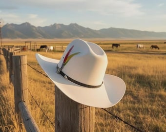 1000x Western Cowboy Hat Saint Jude Edition Sombrero Vaquero Fantasma Sinaloa San Judas Edición 1000X. Saddle Horse Rodeo Cowboy Hat