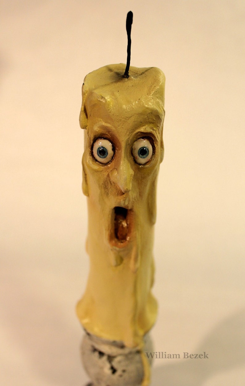 Original sculpted Halloween candles Etsy