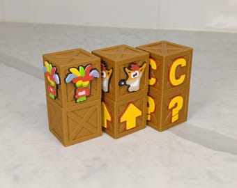 Retro Gaming Brown Crates Pack