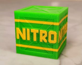 Retro NITRO Crate Figurine