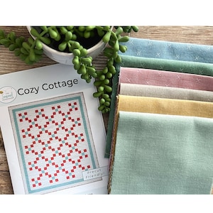 Cozy Cottage Quilt Pattern PDF Quilt Pattern Baby Quilt Simple Quilt Pattern imagem 4