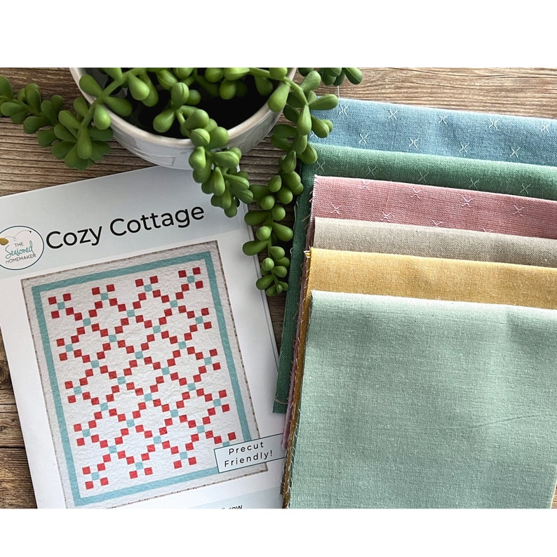 Cozy Cottage Quilt Pattern PDF Quilt Pattern Baby Quilt Simple Quilt Pattern imagem 4