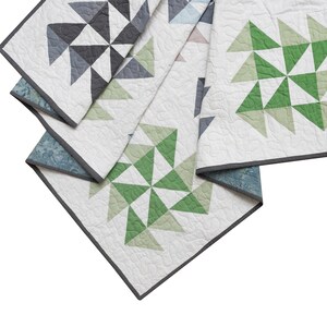 Tumbling Sea Glass Quilt Pattern PDF Quilt Pattern Baby Quilt Simple