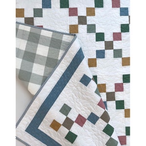 Cozy Cottage Quilt Pattern PDF Quilt Pattern Baby Quilt Simple Quilt Pattern imagem 5