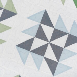 Tumbling Sea Glass Quilt Pattern PDF Quilt Pattern Baby Quilt Simple