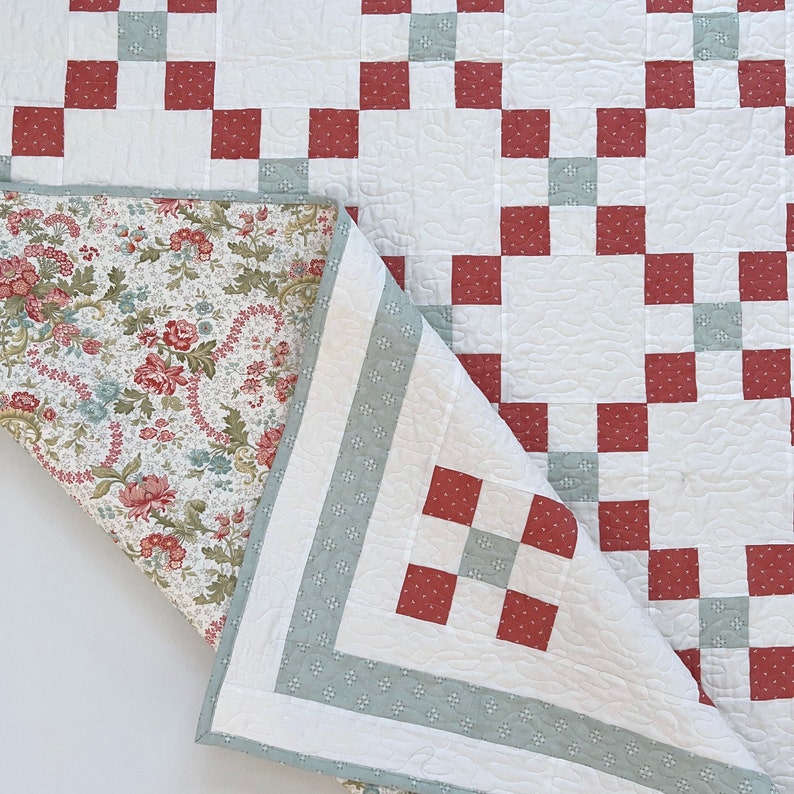 Cozy Cottage Quilt Pattern PDF Quilt Pattern Baby Quilt Simple Quilt Pattern imagem 7