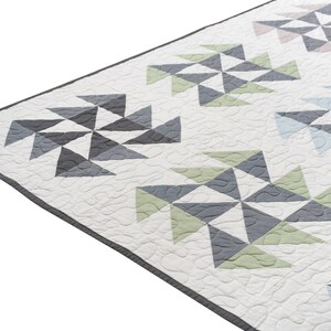 Tumbling Sea Glass Quilt Pattern PDF Quilt Pattern Baby Quilt Simple
