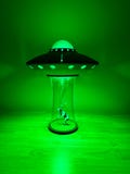 Large UFO Cow Abduction LED Desk Lamp, Nightlight, Unique Spaceship Lamp. WIFI Enabled Smart Bulb Great gift Idea! Perfect Alien Decor!