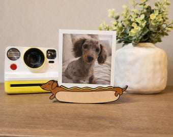 Dachshund Weiner Dog Polaroid Display! Hot Dog Picture Display! 2 Pack!